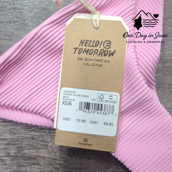 Billabong Tan Lines Tide Side Tanga Bikini Bottom Size XS - Picture 4 of 5